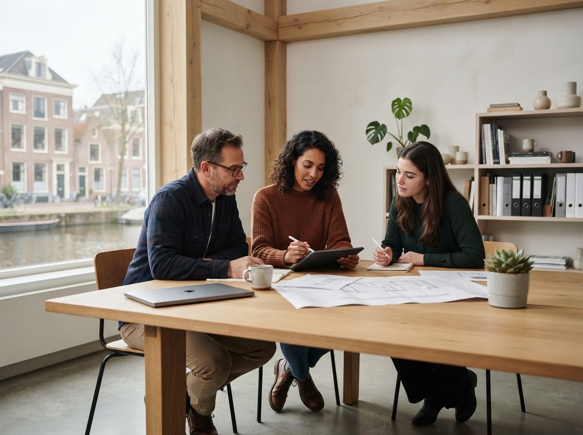 Anker Vermohof werkruimte waar data-analyse en financiële besluitvorming samenkomen
