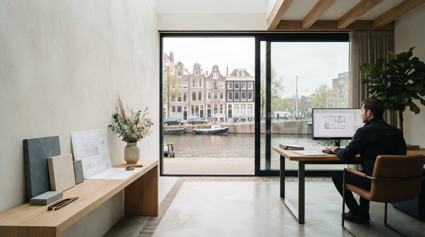 Anker Vermohof abstracte visualisatie van datanetwerken in zachte, organische vormen
